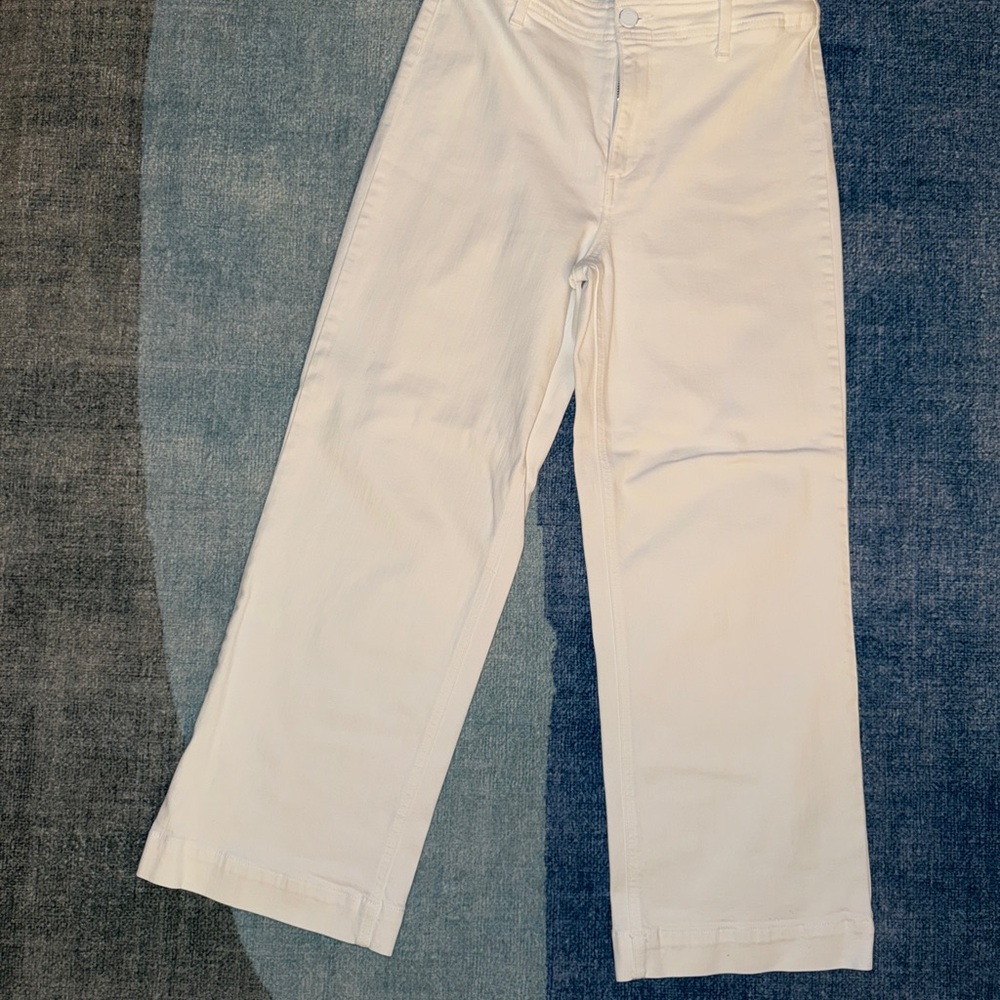 PAIGE Crisp White Trousers